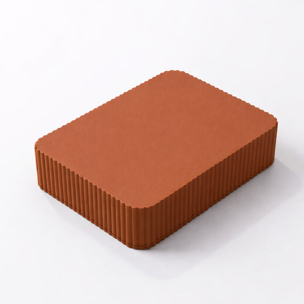 3D tiskan etui za karte PRIME terakota PLA organizer s pokrovom