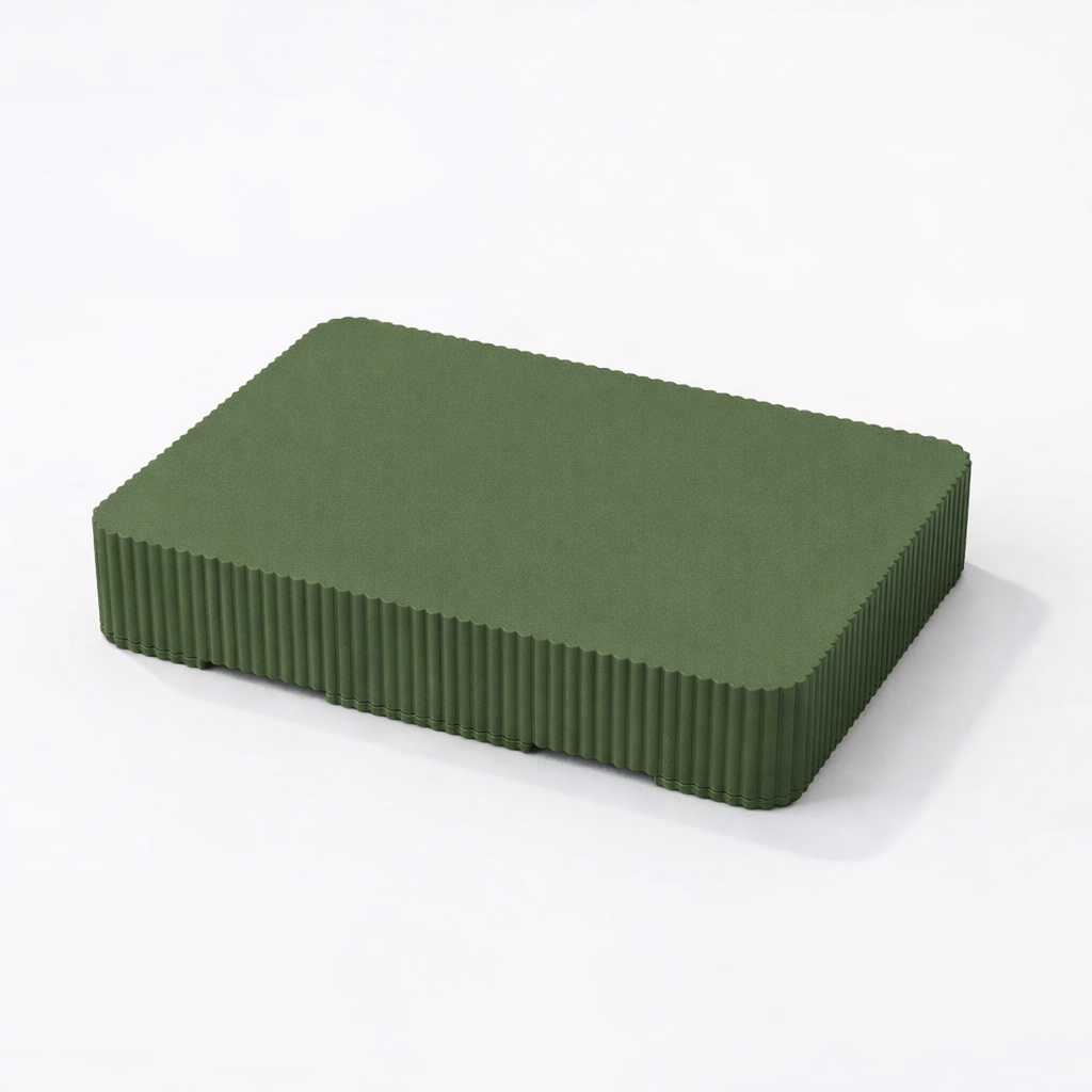 3D tiskan etui za karte PRIME DUO zelen minimalističen dizajn zaščita kartic