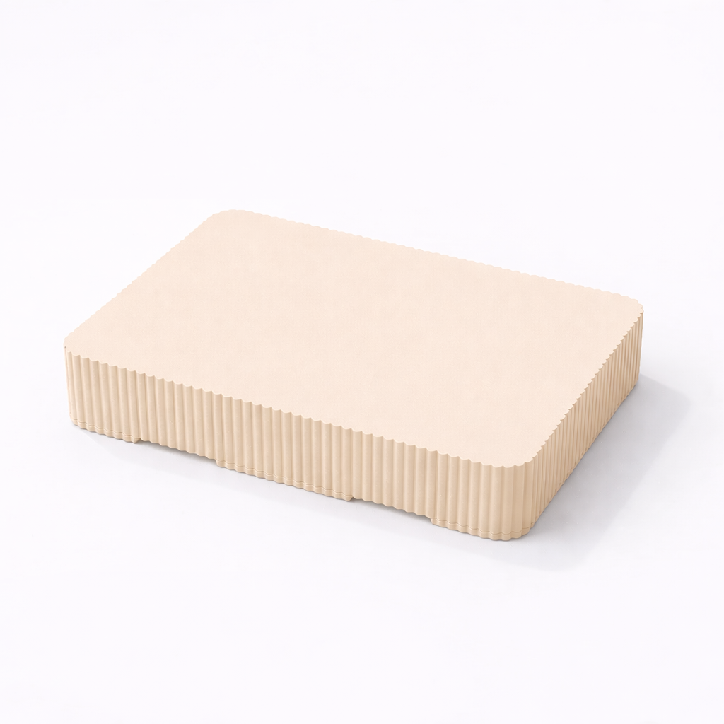 3D tiskan etui za karte PRIME DUO bež minimalističen dizajn zaščita kartic