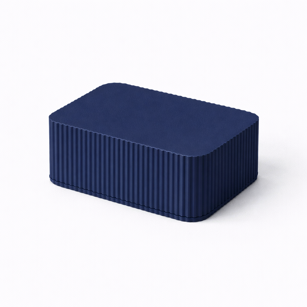 3D tiskan etui za karte UNO moder kompakten organizator kart