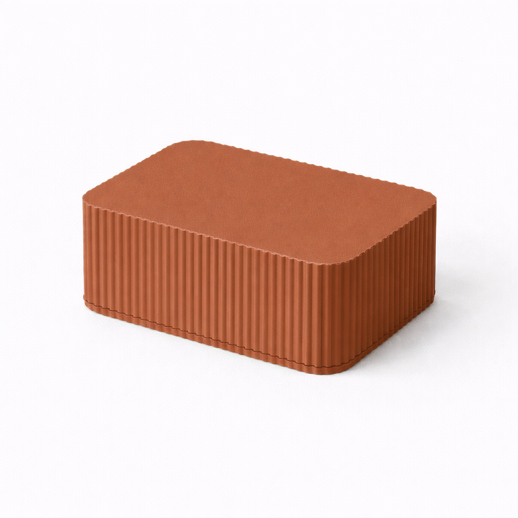 3D tiskan etui za karte UNO terakota kompakten organizator kart